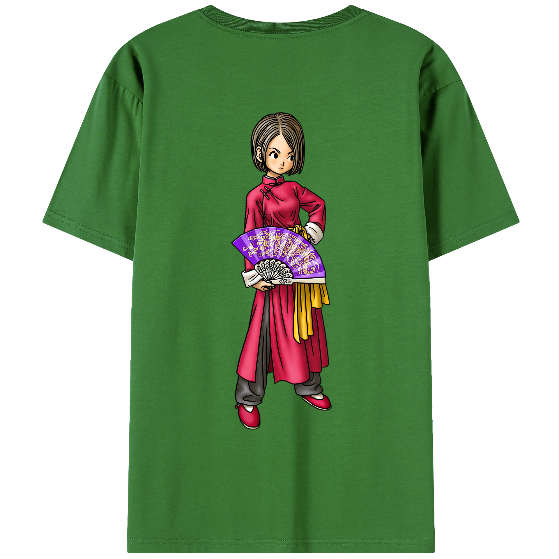 （画像用） ドラゴンクエスト Doragon Kuesuto Dragon Quest レディース半袖Tシャツ(バックプリント)